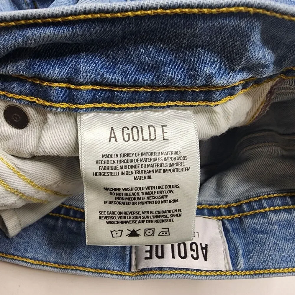 AGOLDE Roxanne Super‎ High Rise Distressed Jeans a051-812 Size 29